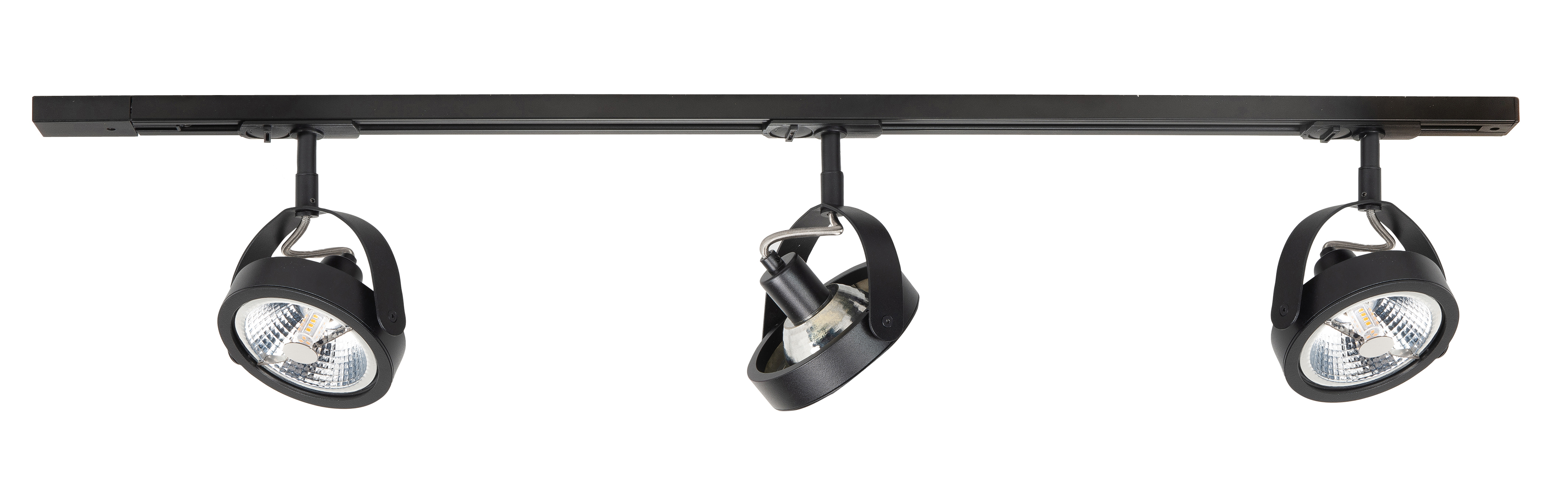 Plafondlamp Track Malta zwart 3 lichtpunten