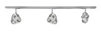 Plafondlamp Track Malta nikkel 3 lichtpunten