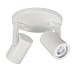 Plafondlamp Halo rond Spot Wit 2 lichtpunten 17cm