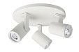 Plafondlamp Halo rond Spot Wit 3 lichtpunten 25cm