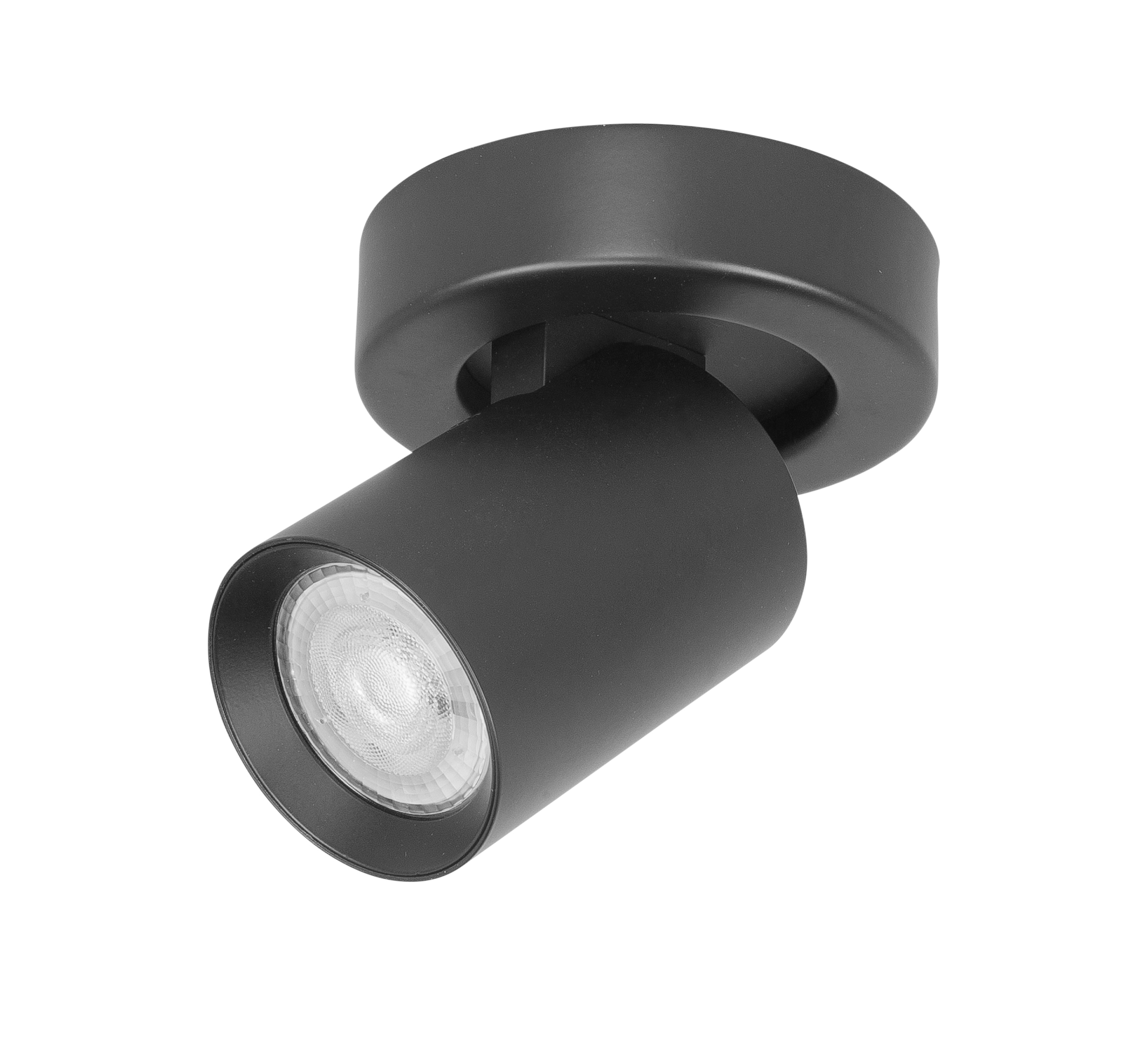 Plafondlamp Oliver zwart dun