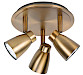 Plafondlamp Mirage brons 3 lichtpunten