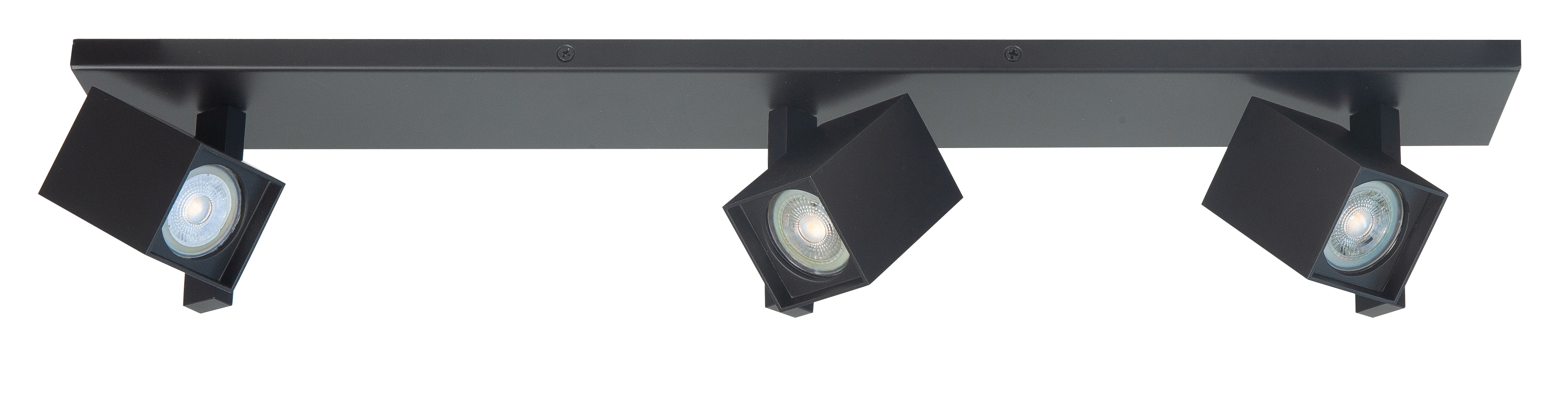 Plafondlamp Oslo zwart 3 lichtpunten