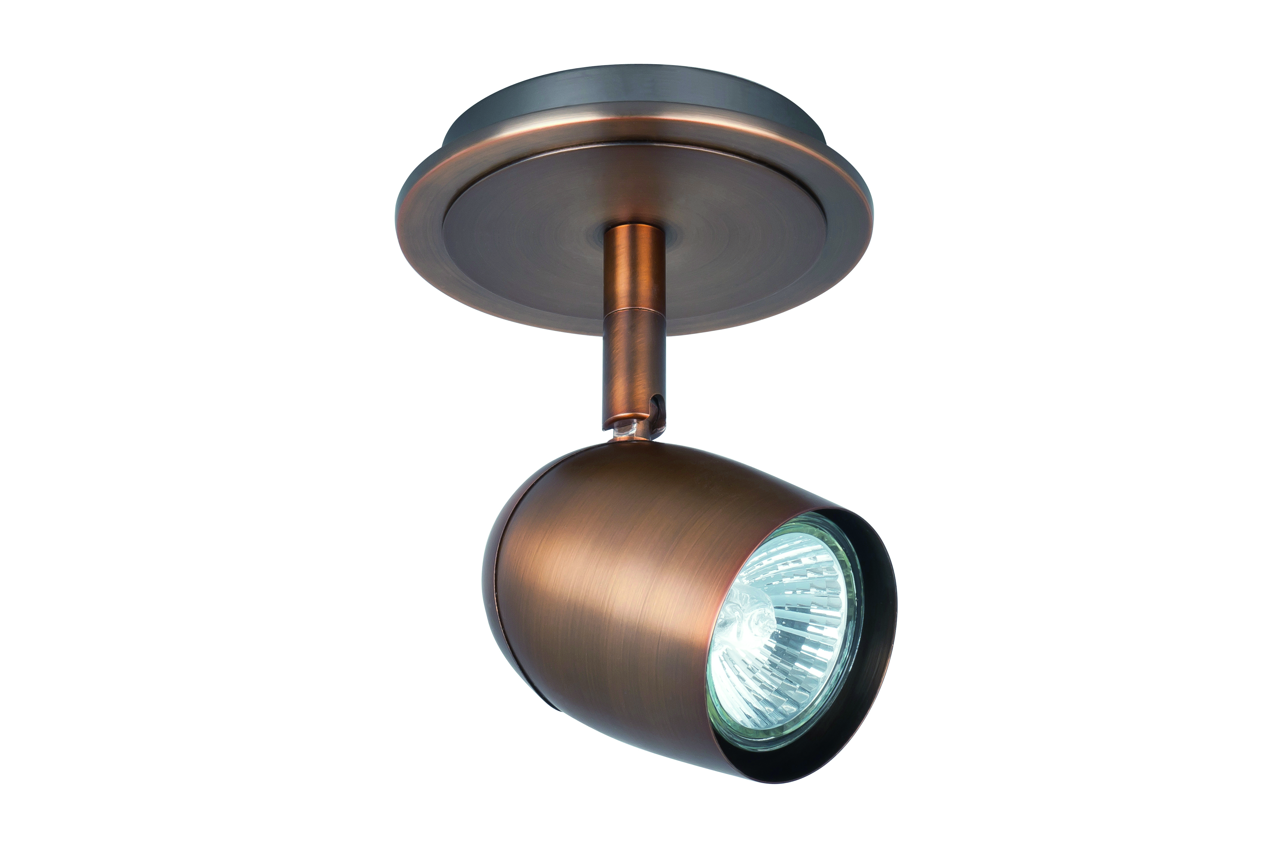 Plafondlamp Ovale brons