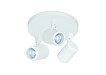 Plafondlamp Rain rond Wit 3 lichtpunten