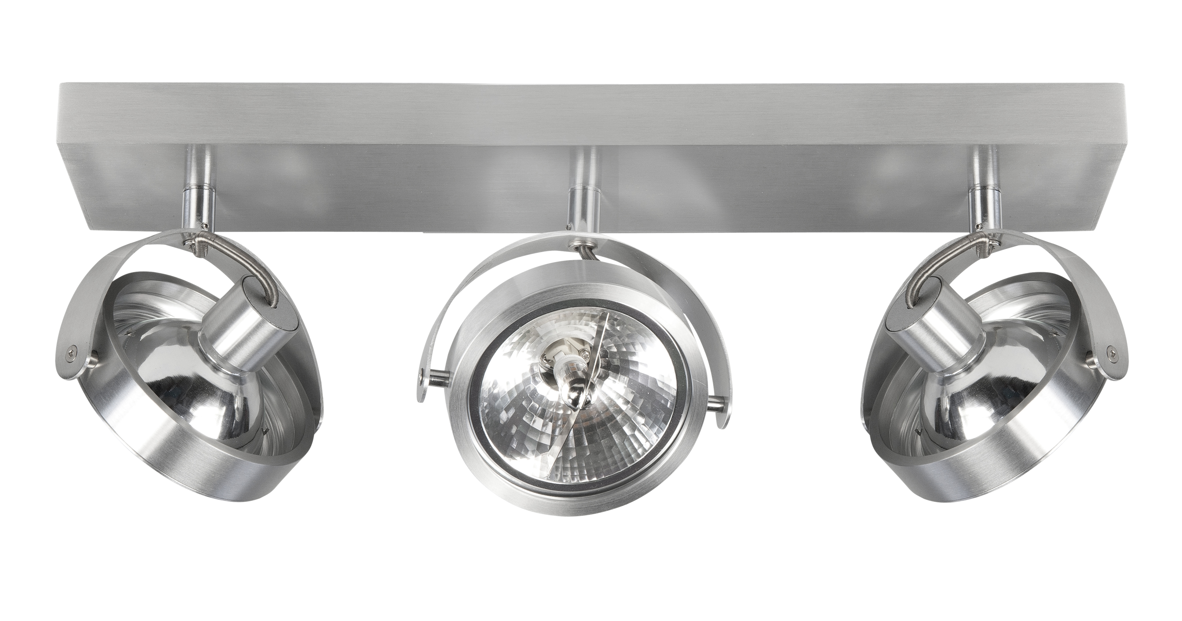 Plafondlamp Malta aluminium 3 lichtpunten