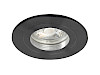 Plafondlamp Downlights rond zwart 8cm