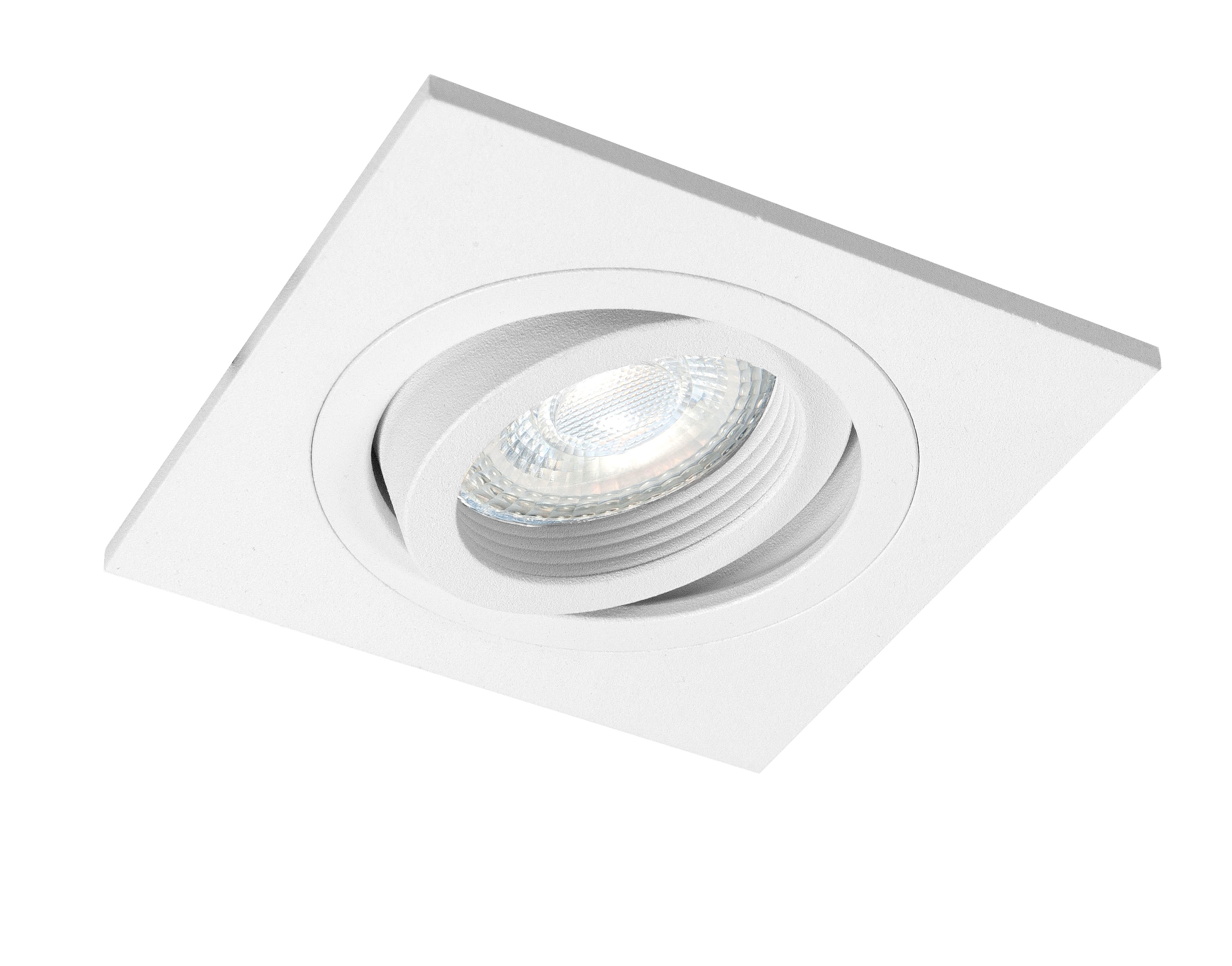 Plafondlamp Downlights vierkant Wit