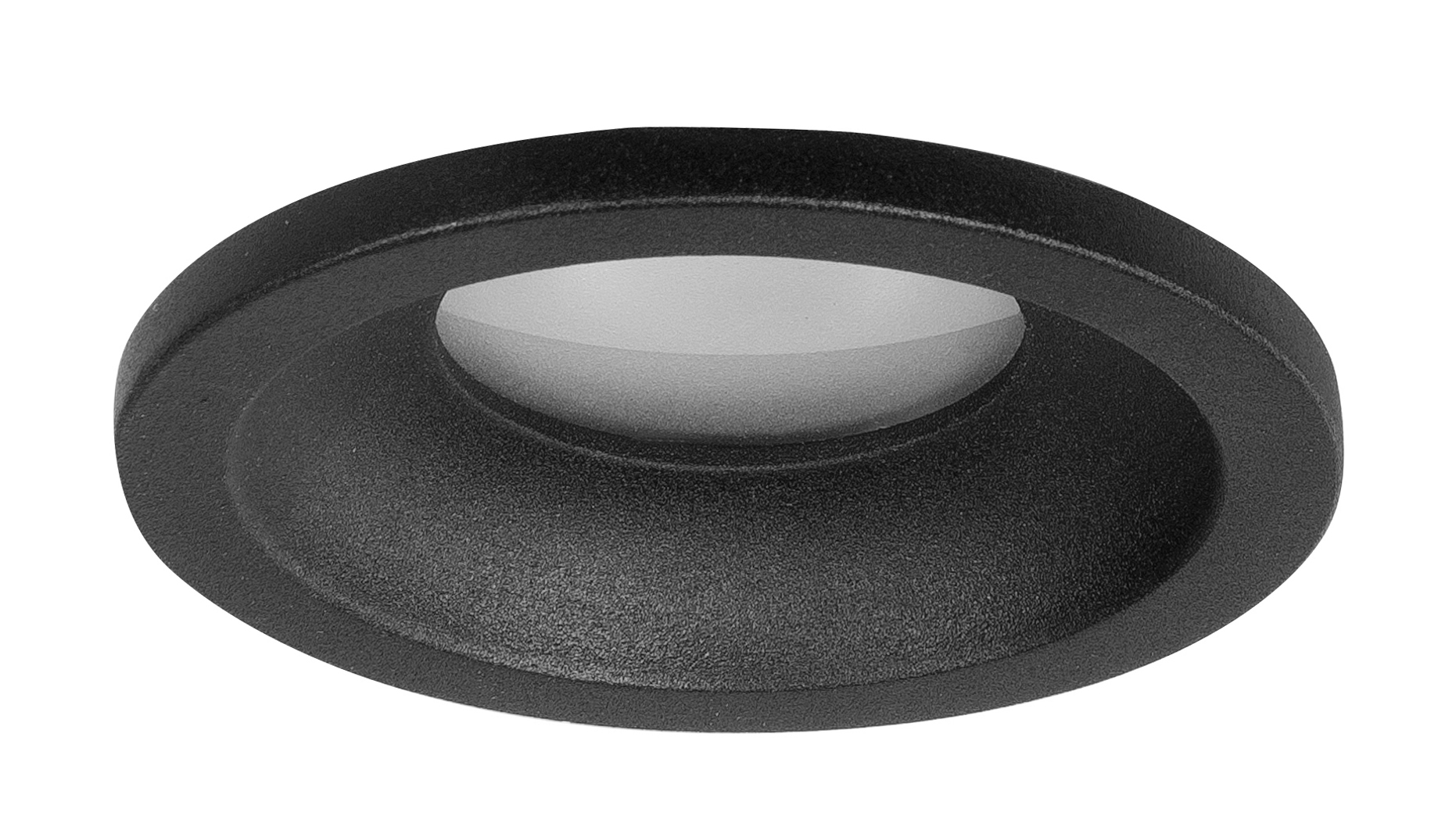 Plafondlamp Inbouwspot rond zwart