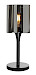 Tafellamp Diverso zwart + smoke glas