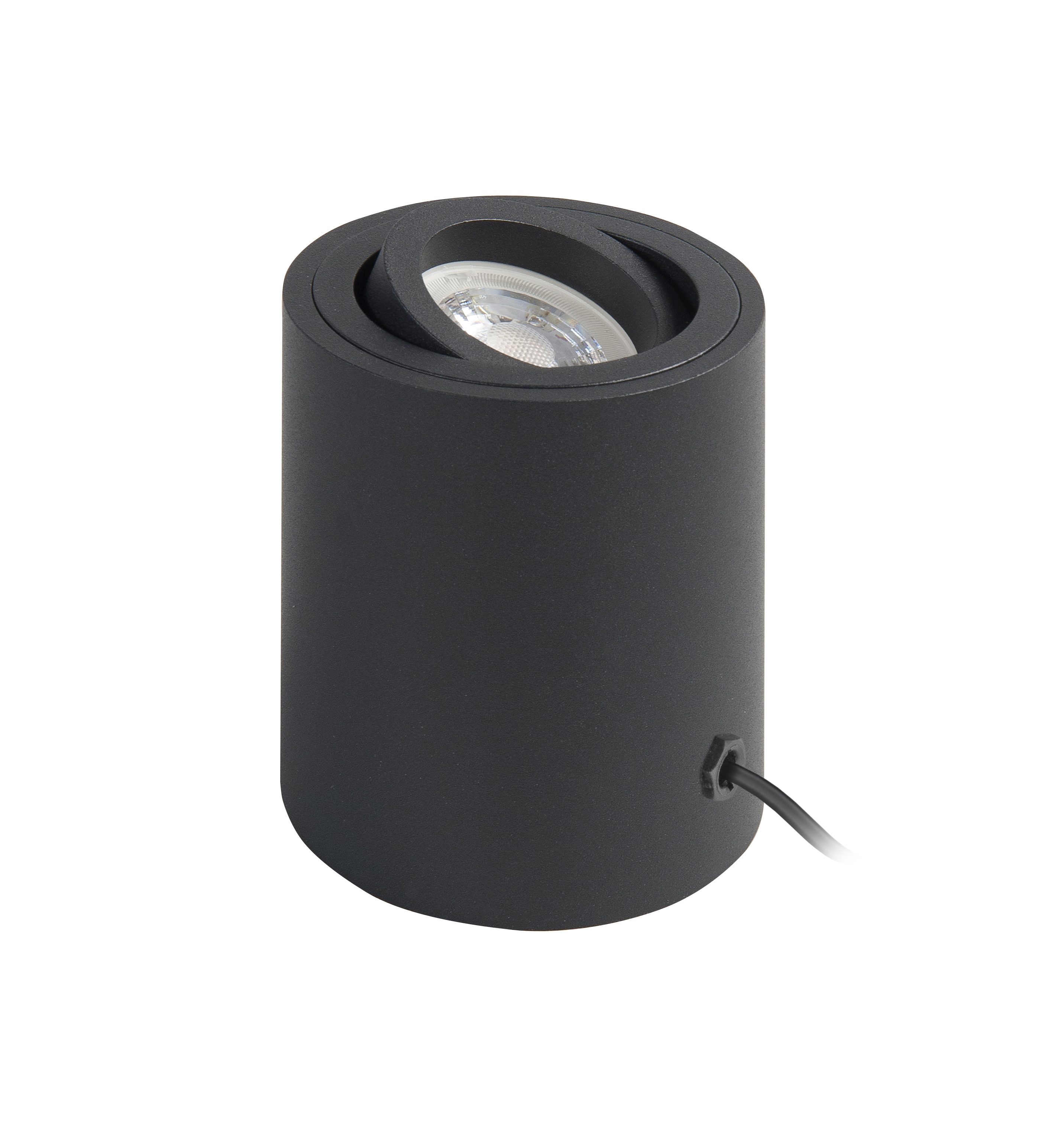 Tafellamp Rebel rond zwart 8cm