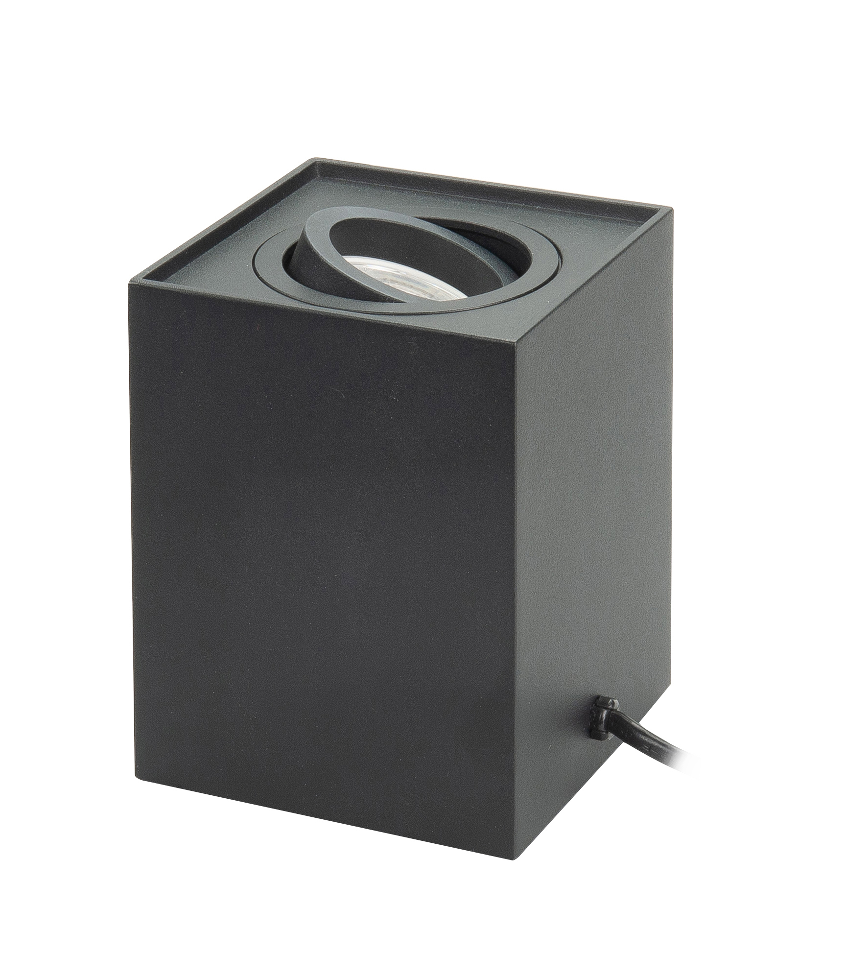 Tafellamp Rebel vierkant zwart