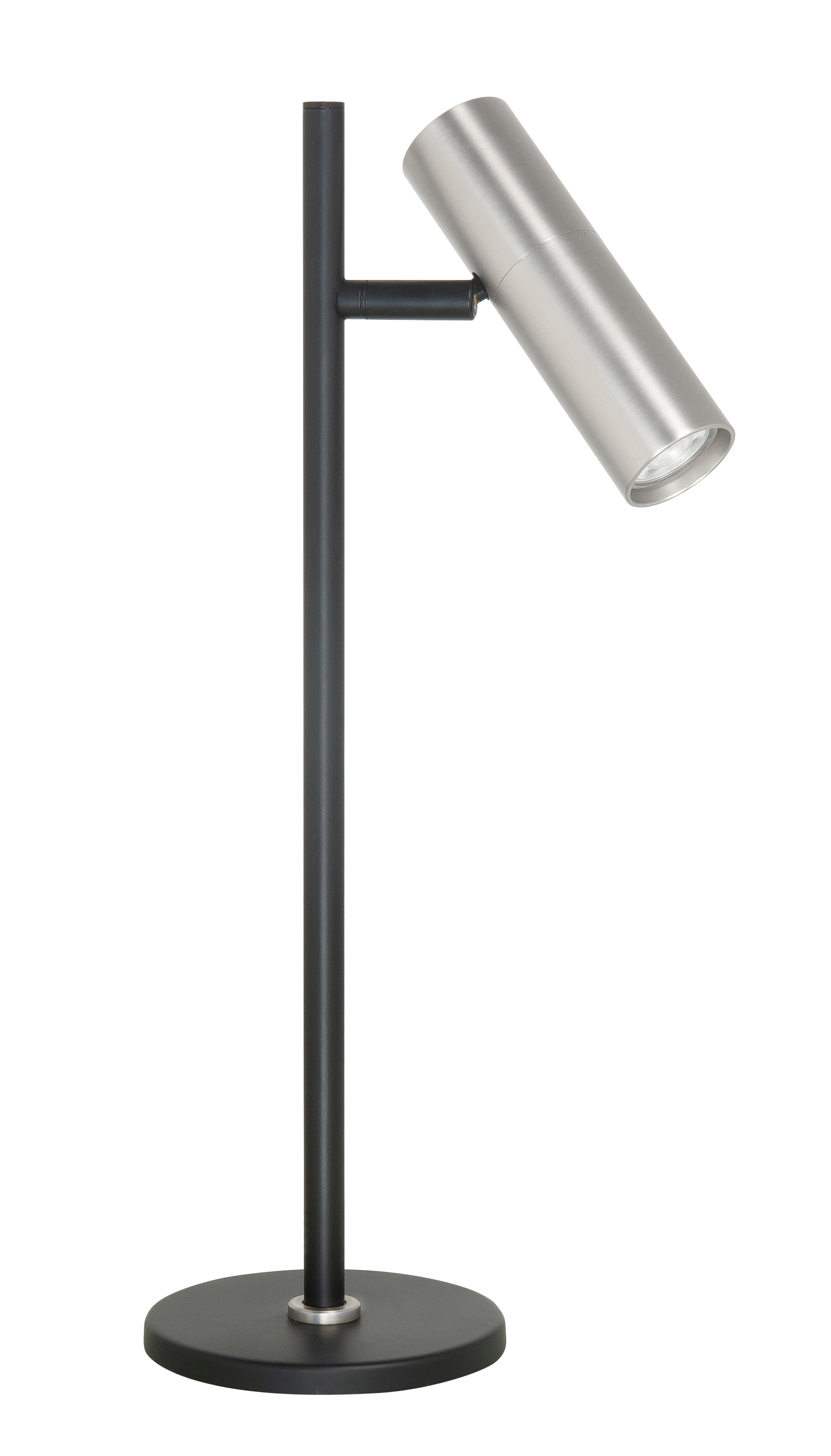 Tafellamp Trend zwart + nikkel