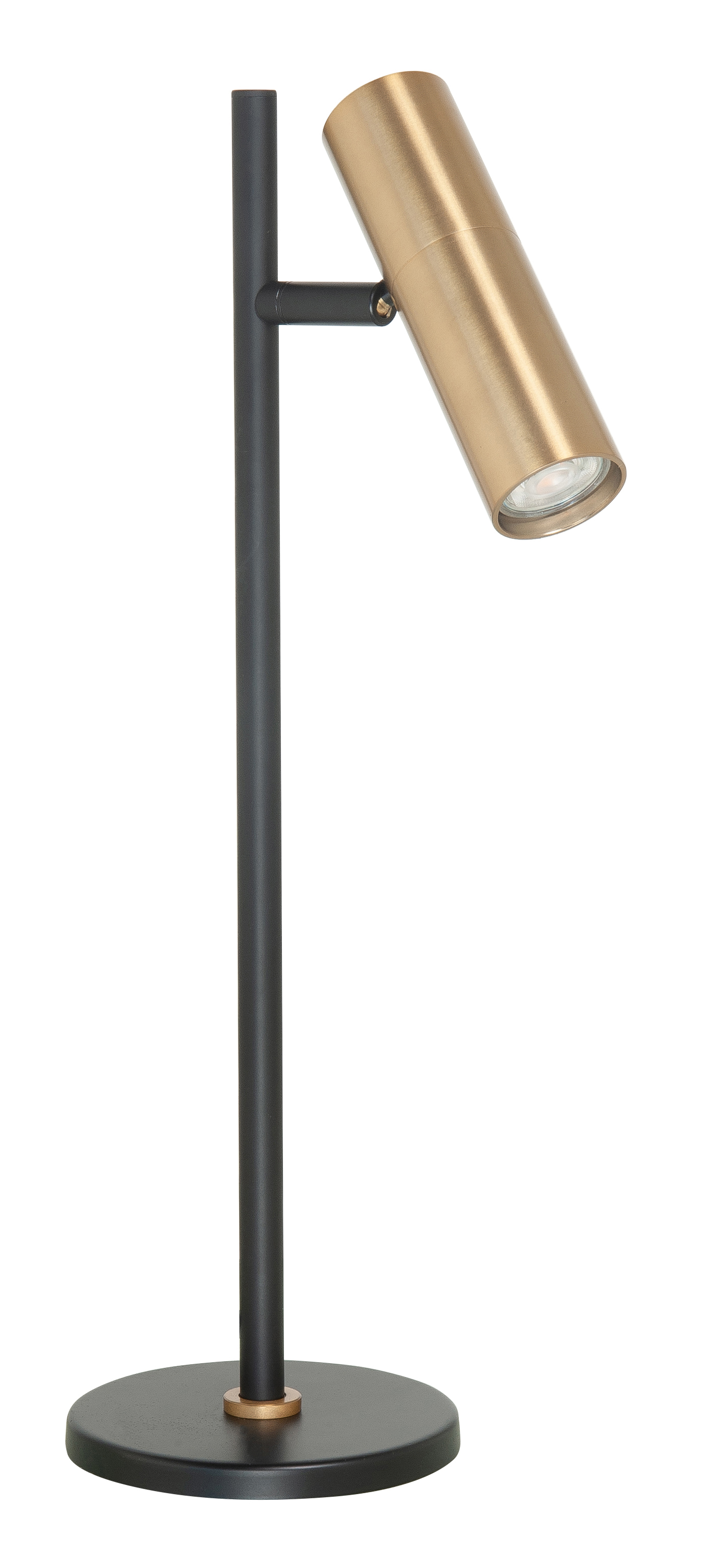 Tafellamp Trend zwart + mat nikkel