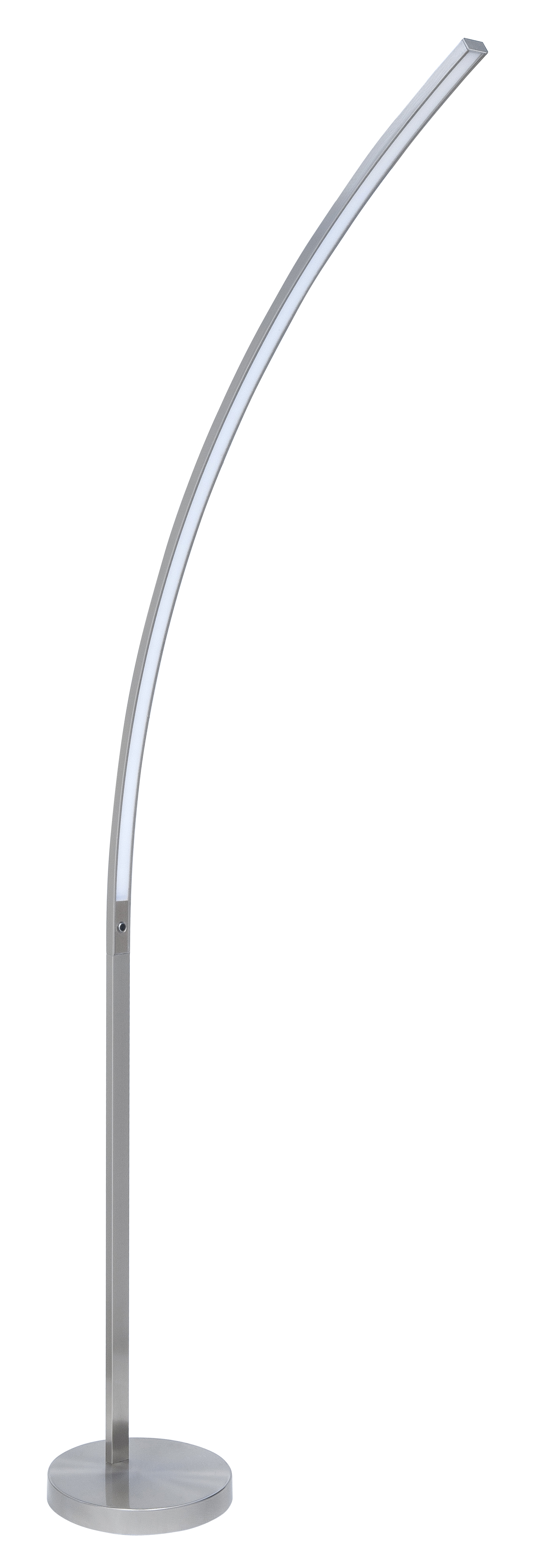 Vloerlamp Slim nikkel