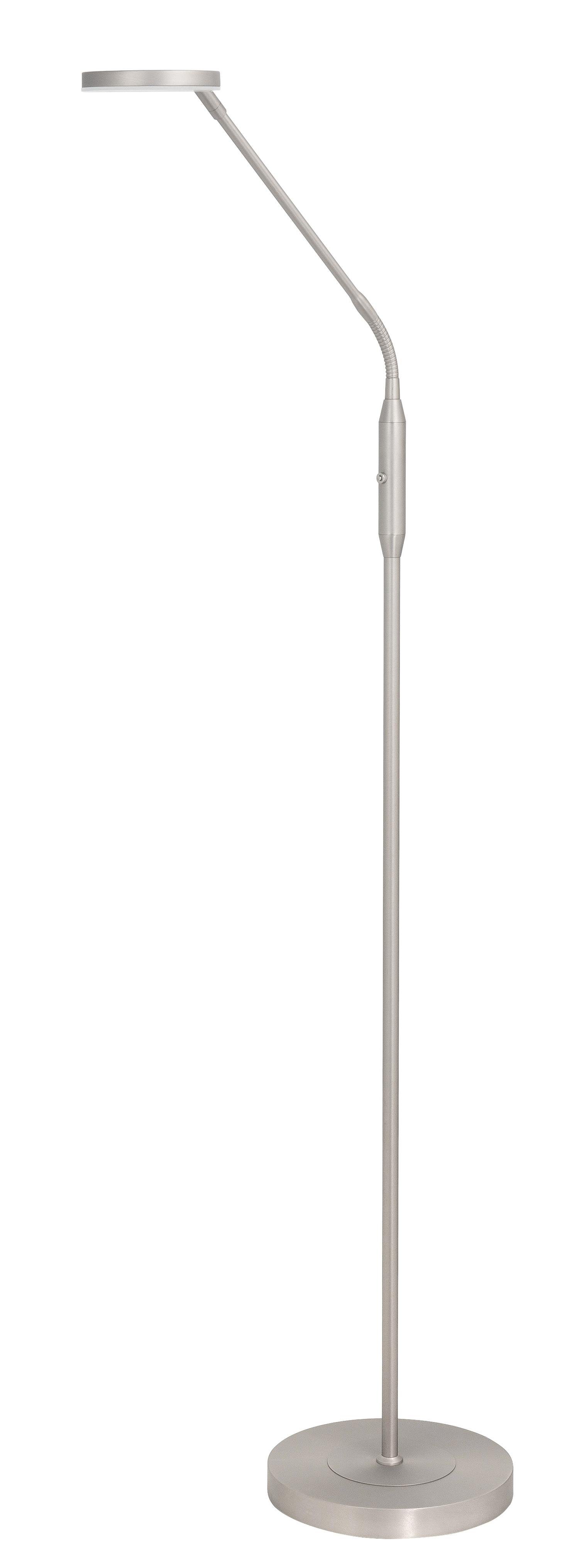 Vloerlamp Palma nikkel