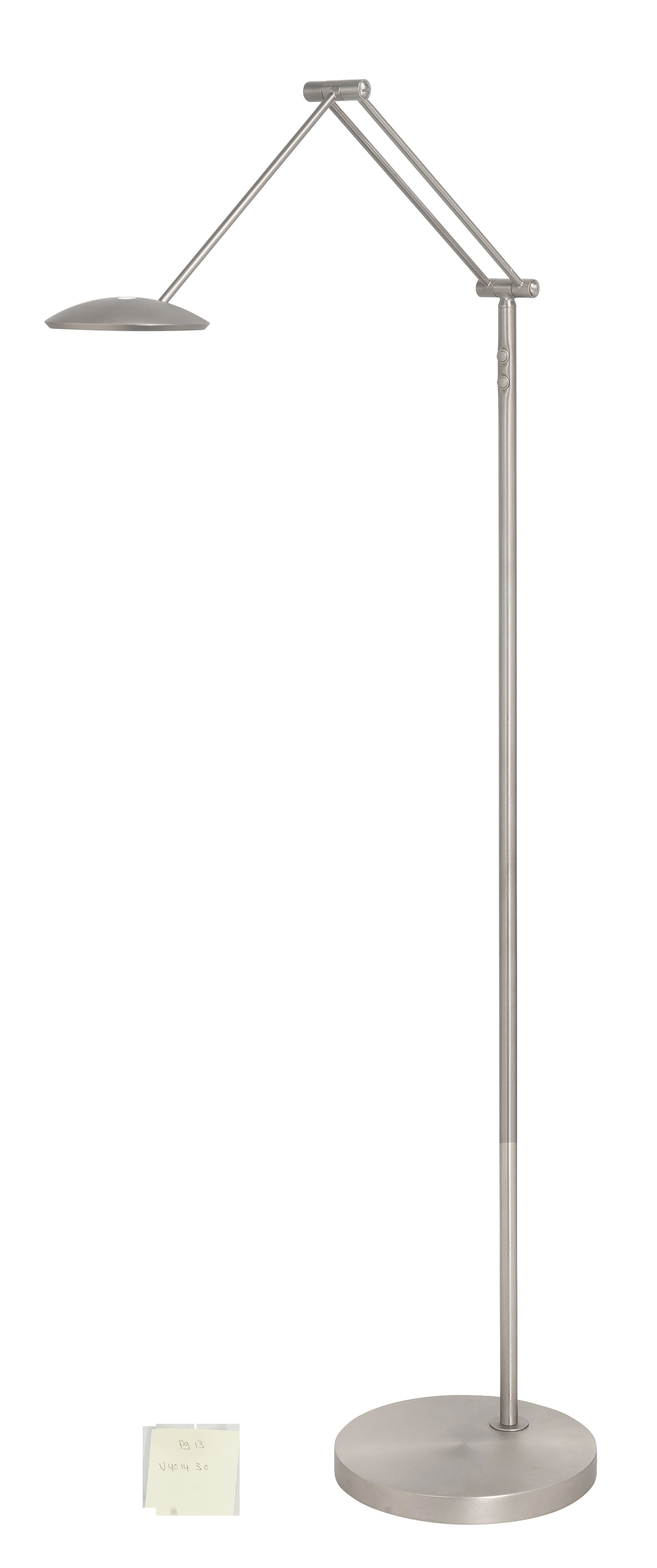 Vloerlamp New Roma nikkel