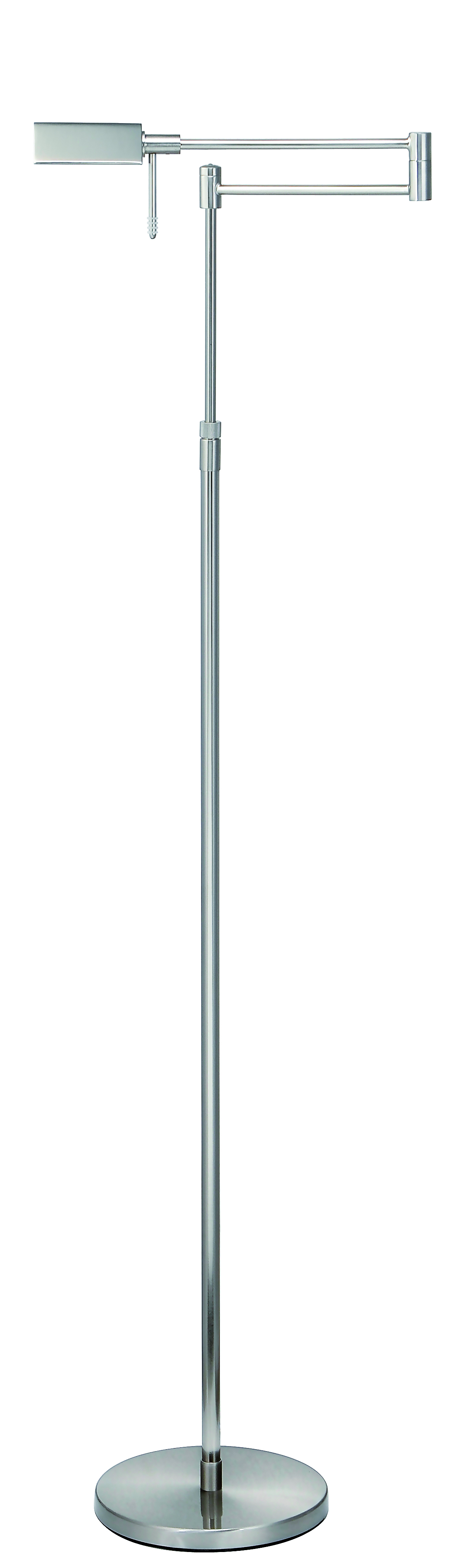 Vloerlamp Mini Bari LED nikkel wit