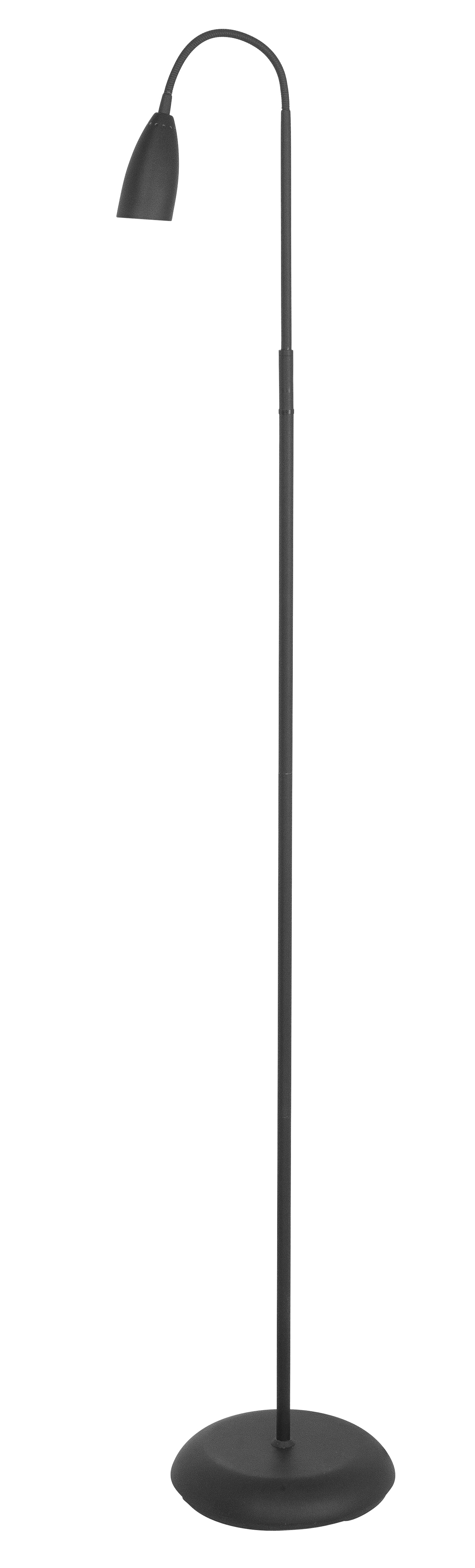 Vloerlamp Touchy Metal zwart