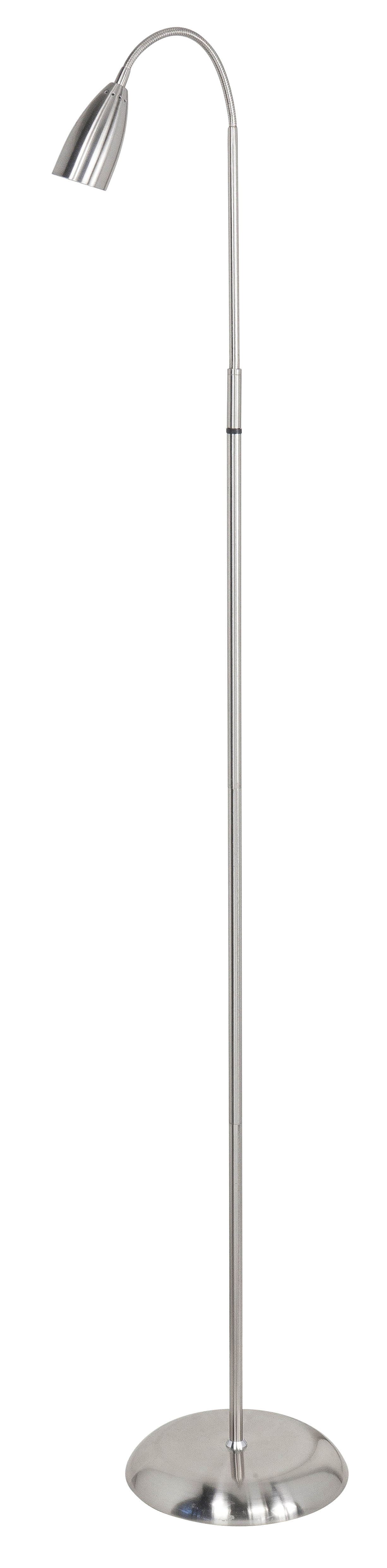 Vloerlamp Touchy Metal nikkel