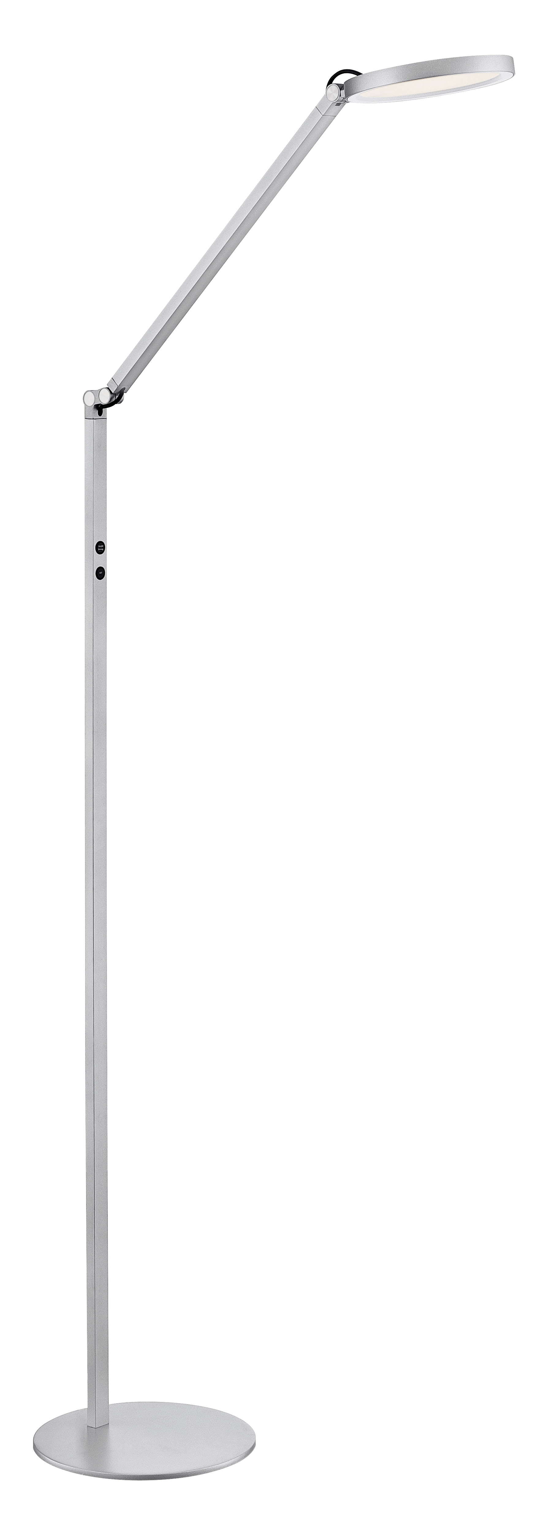 Vloerlamp Ufficio zilver