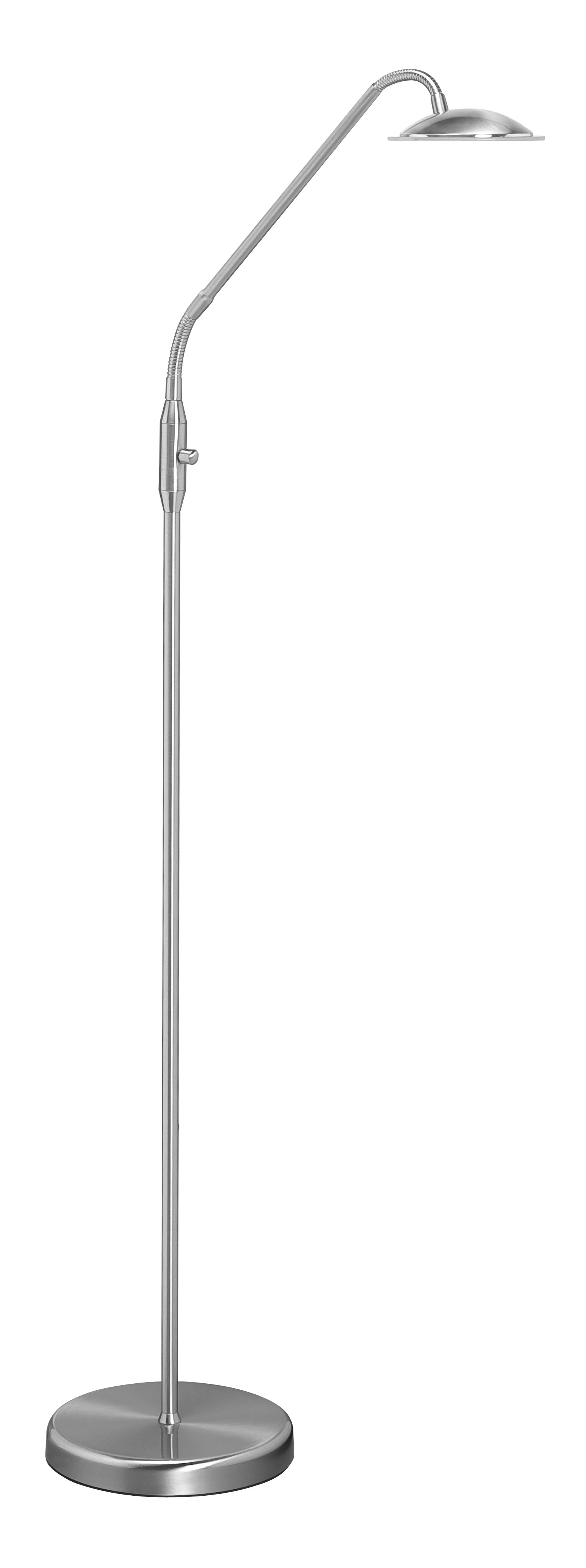 Vloerlamp Jupiter nikkel