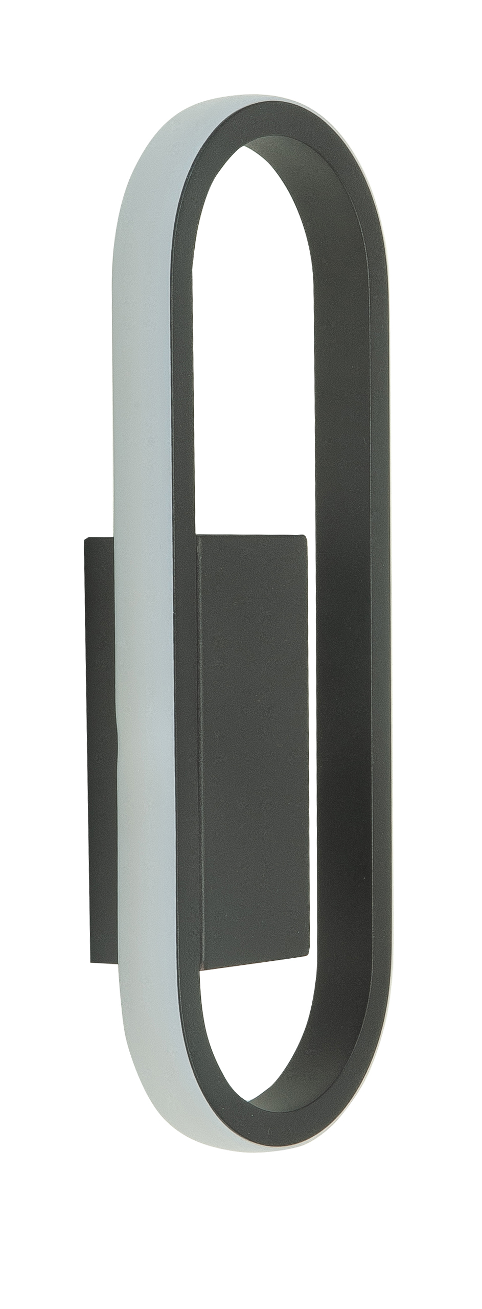 Wandlamp Anello zwart