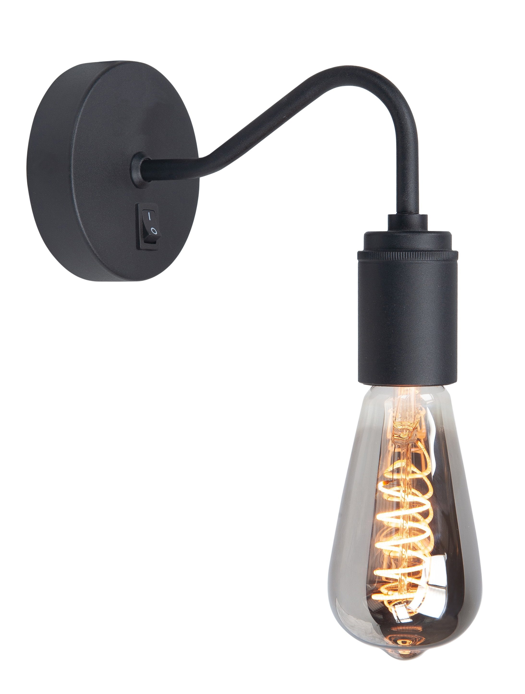 Wandlamp Collo zwart