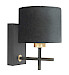 Wandlamp Torcia zwart + goud
