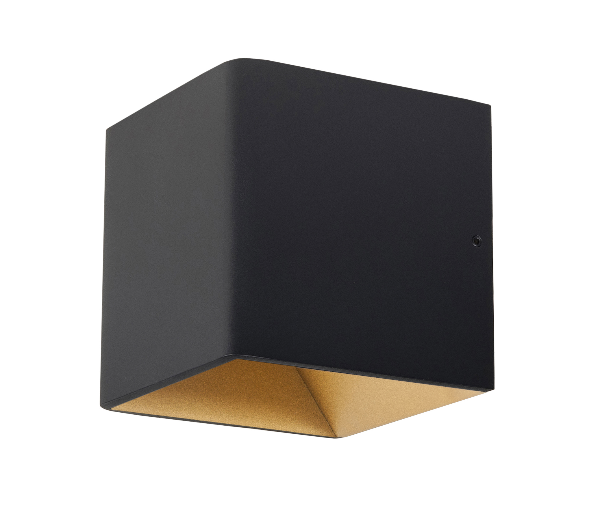 Wandlamp Stretto zwart + goud