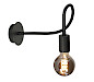 Wandlamp Flex zwart