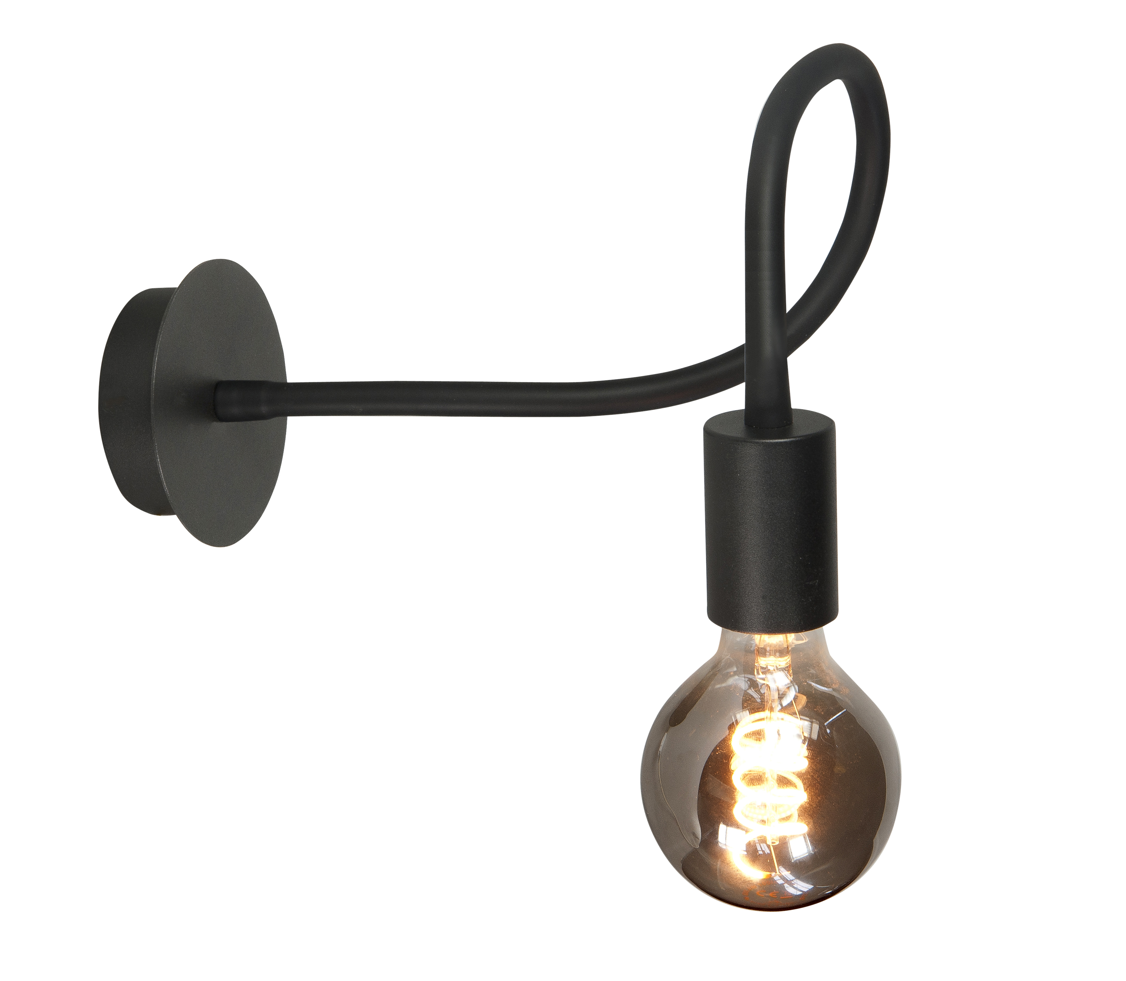 Wandlamp Flex zwart