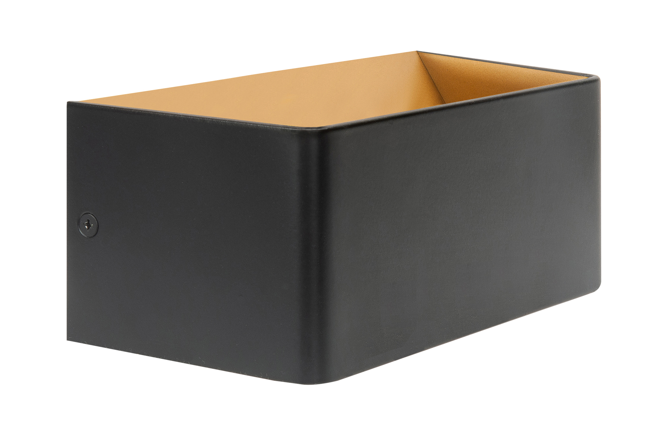 Wandlamp Stretto Medium zwart + goud