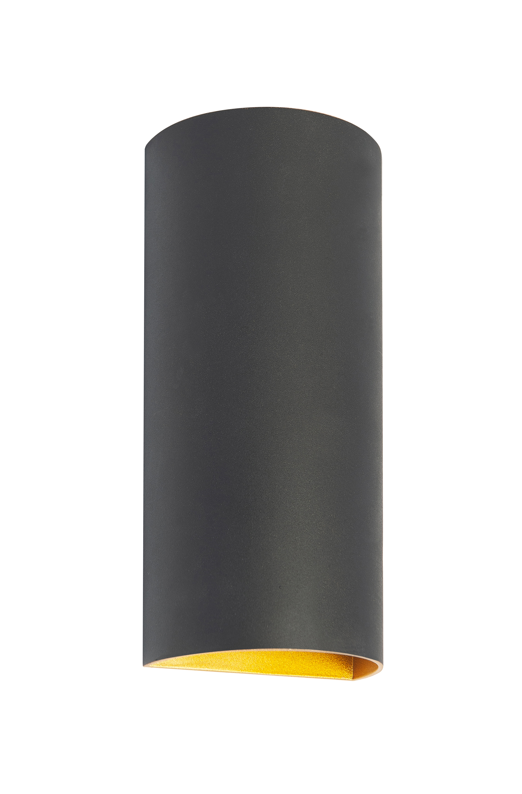 Wandlamp Hera Up Down zwart + goud