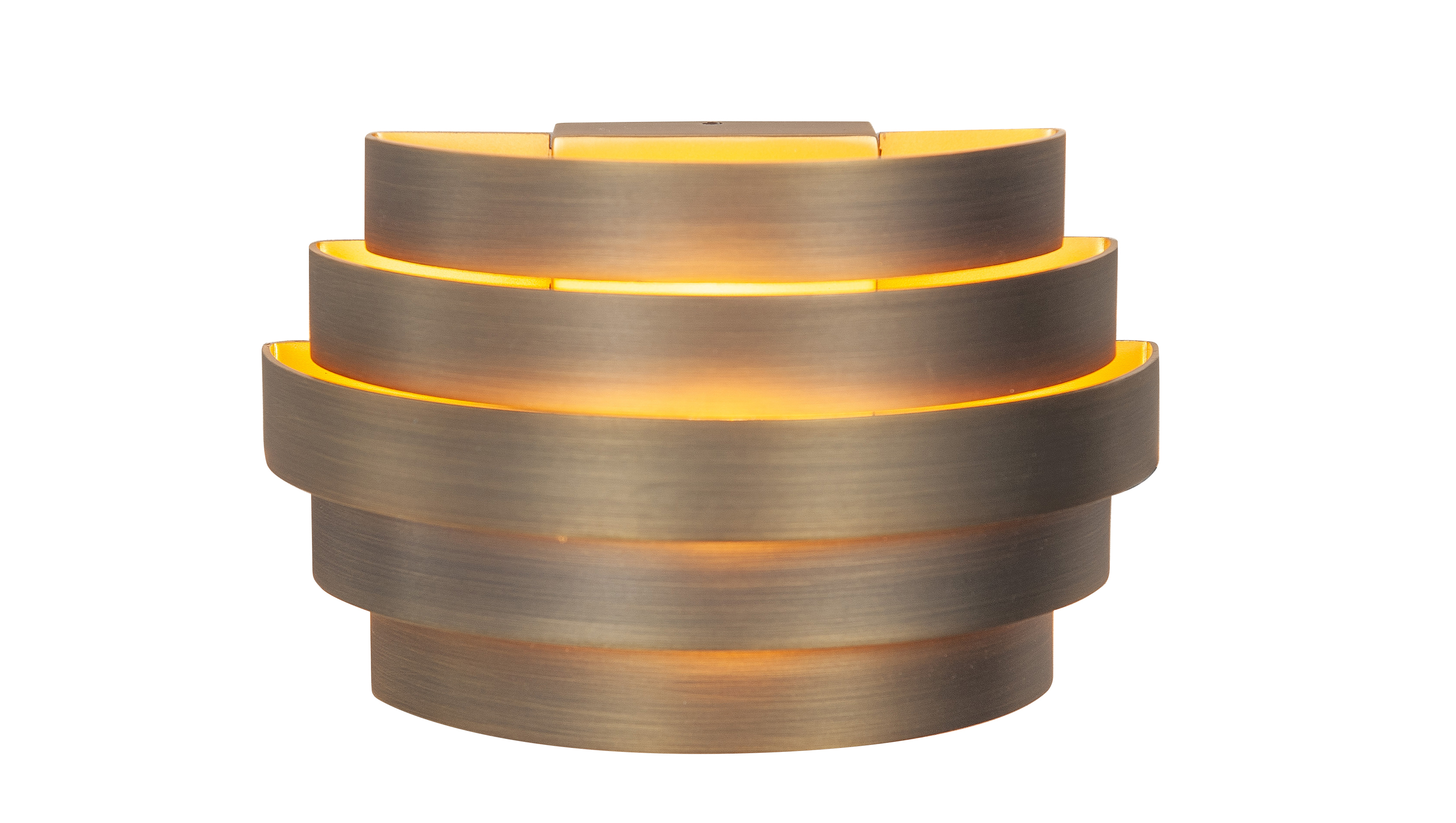 Wandlamp Scudo brons 48cm