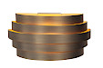 Wandlamp Scudo brons 66cm