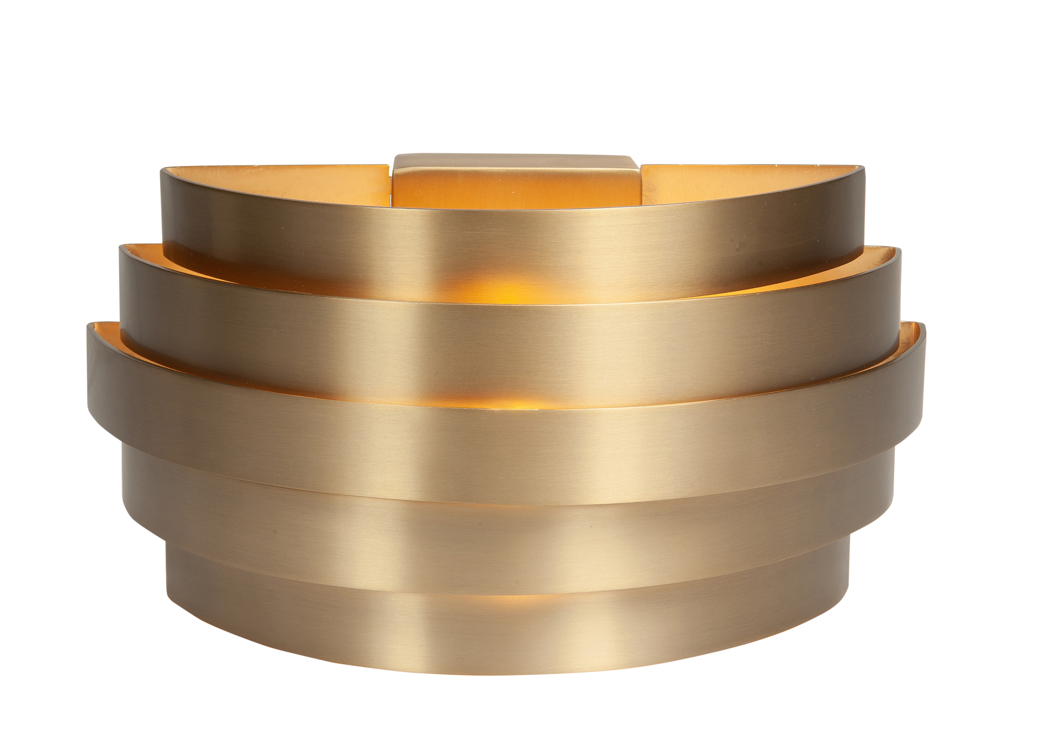 Wandlamp Scudo messing 66cm