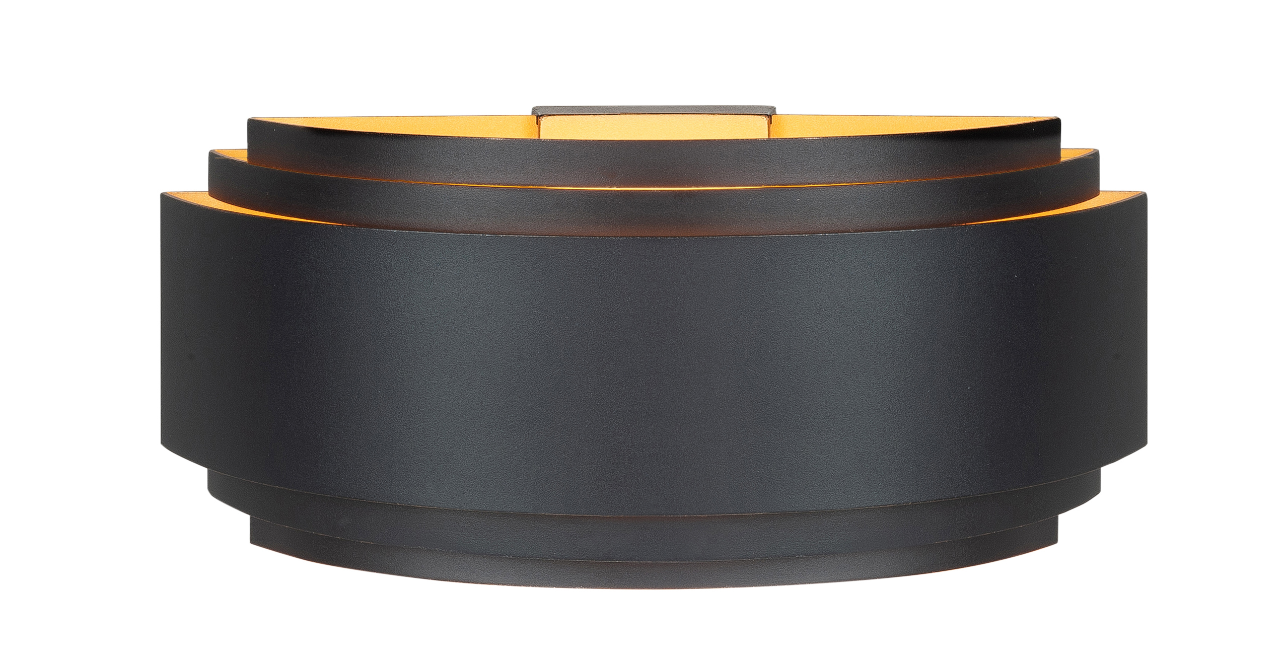 Wandlamp Sofia zwart + goud