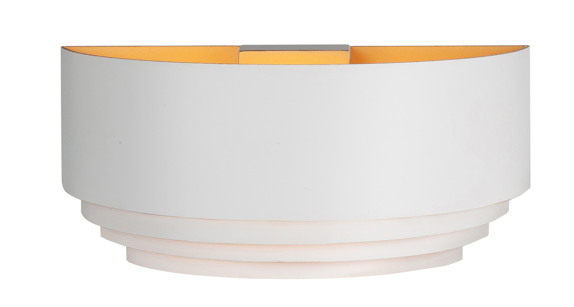 Wandlamp Elena wit + goud