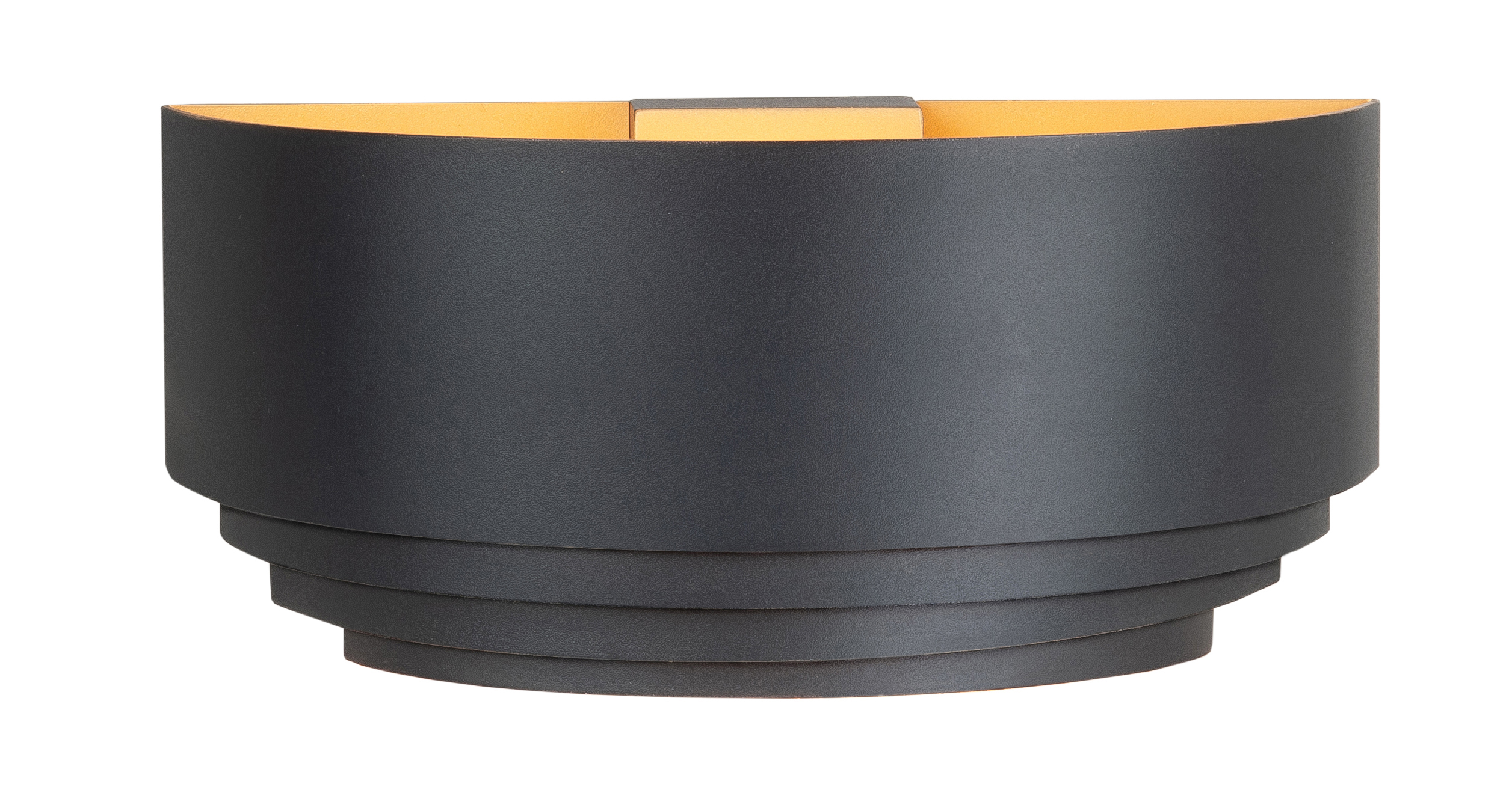 Wandlamp Elena zwart + goud