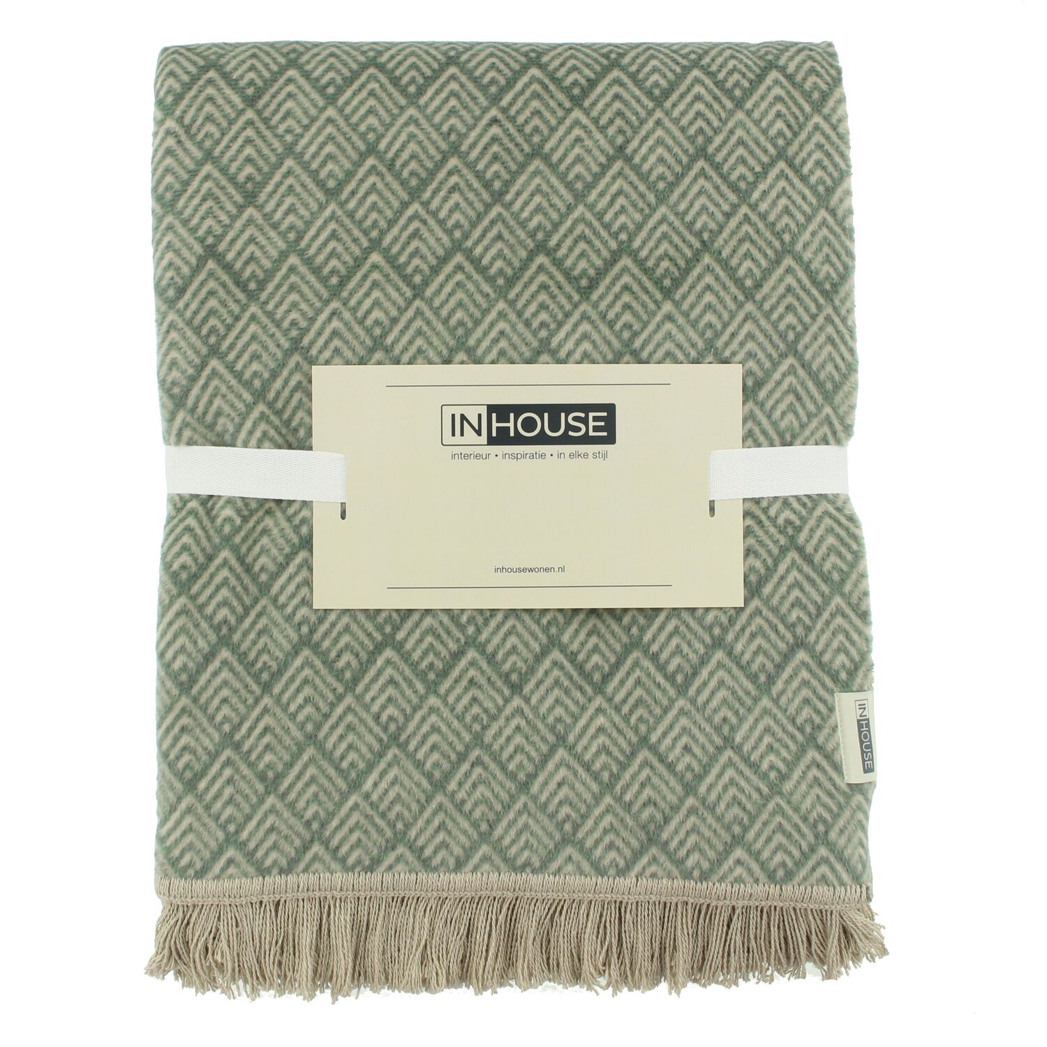 Plaid Brain donker mintgroen