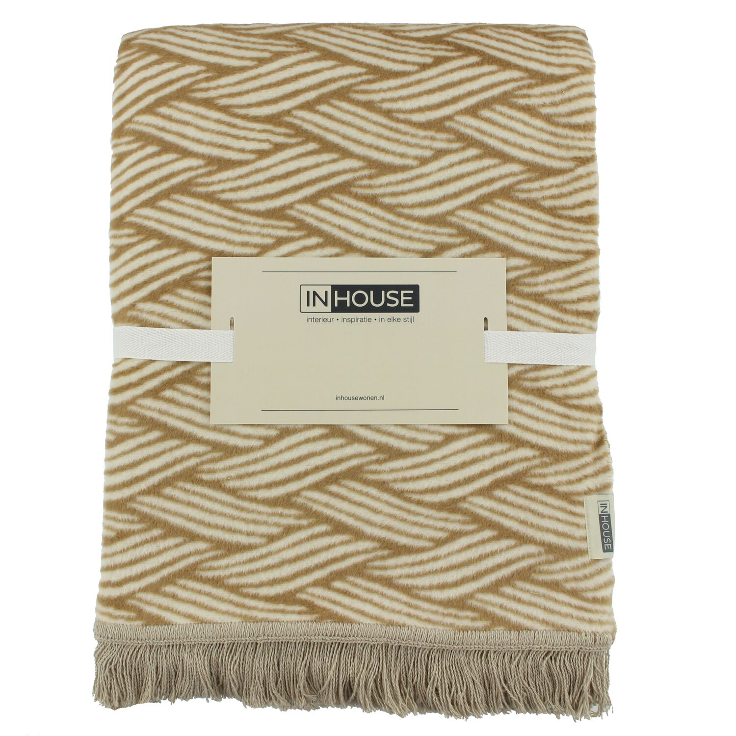 Plaid Giada lichtbruin