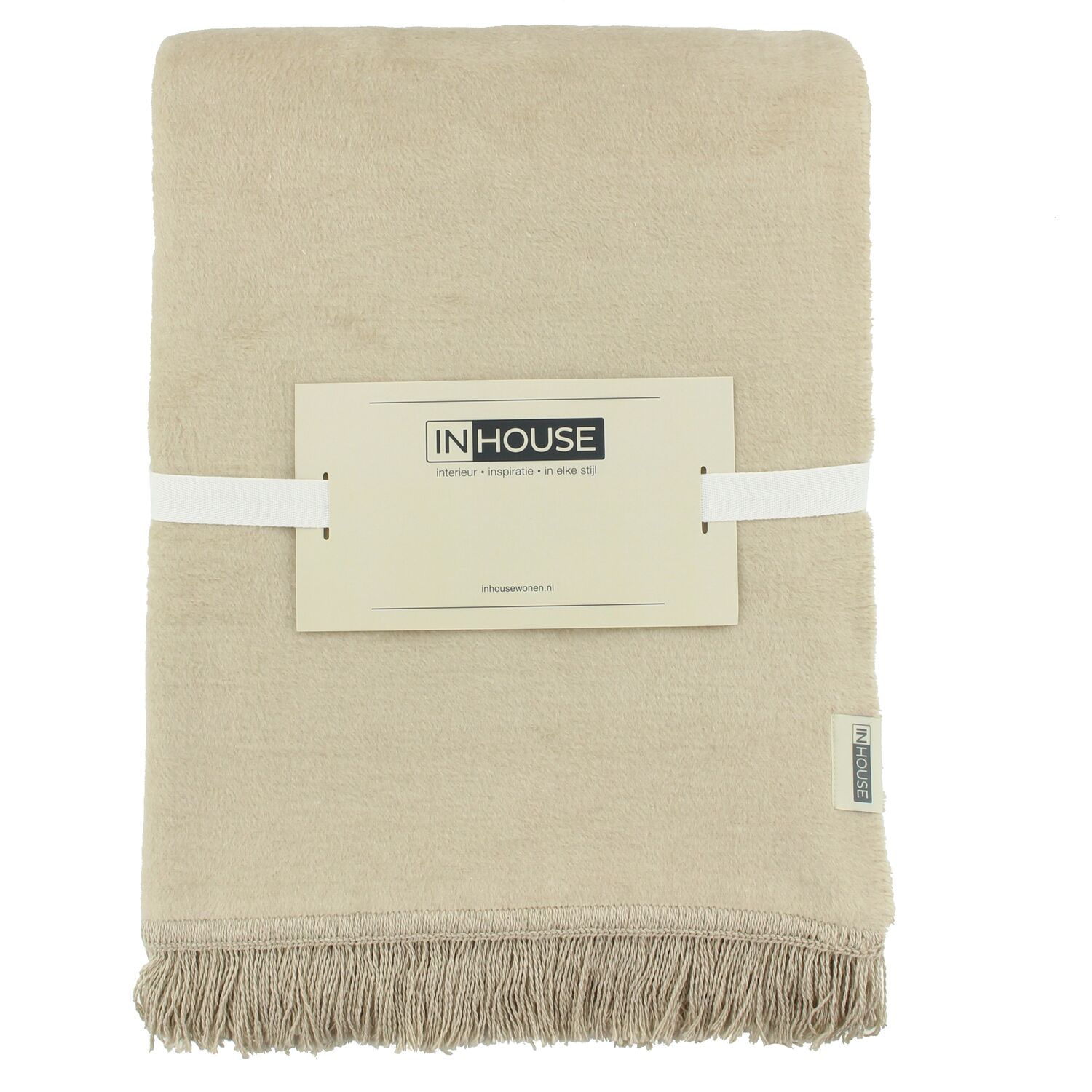 Plaid Paulos naturel