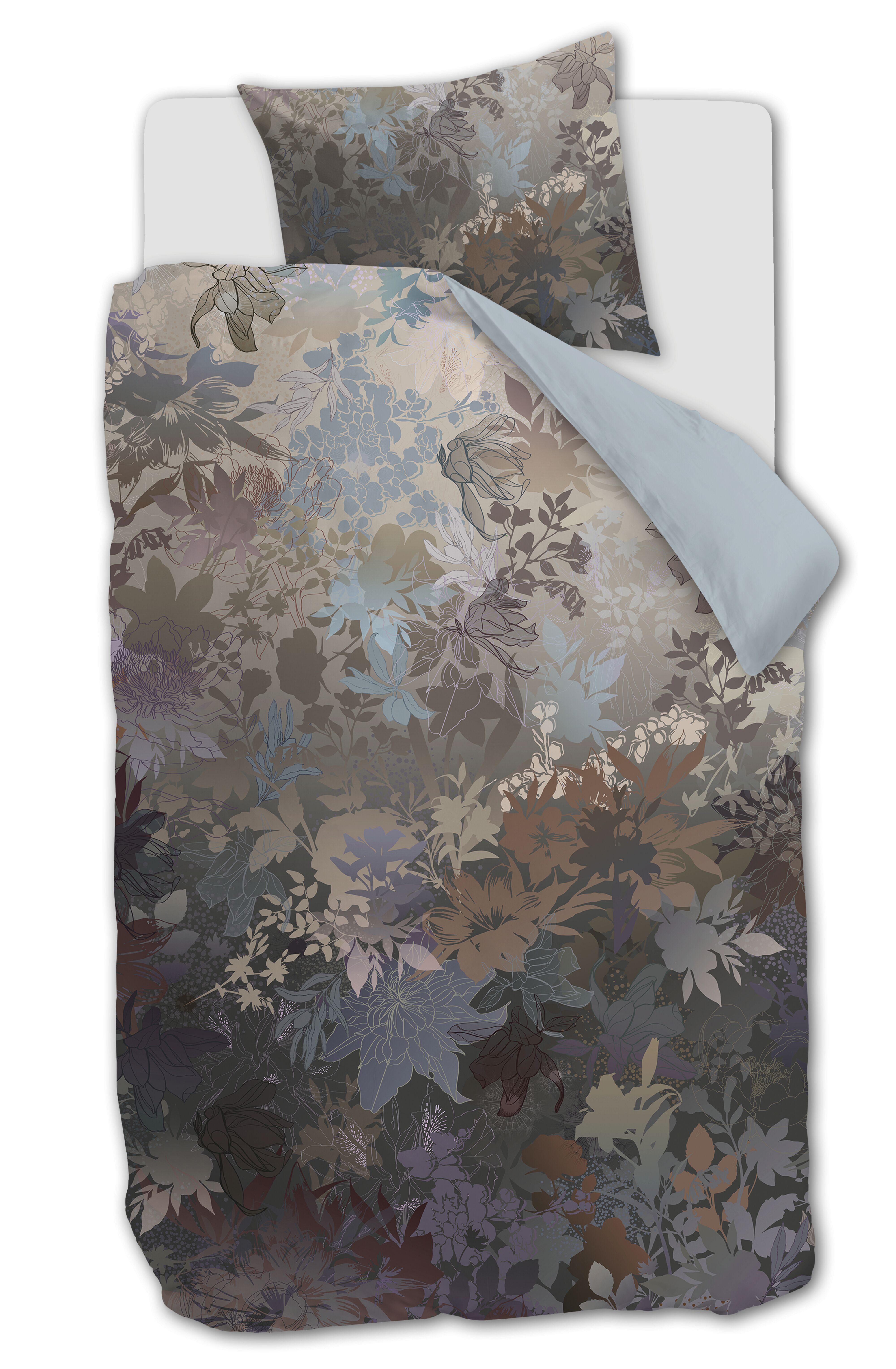 Dekbedovertrek Kardol Growth Blauwgrijs 140 x 200/220 cm + 1x 60 x 70 cm