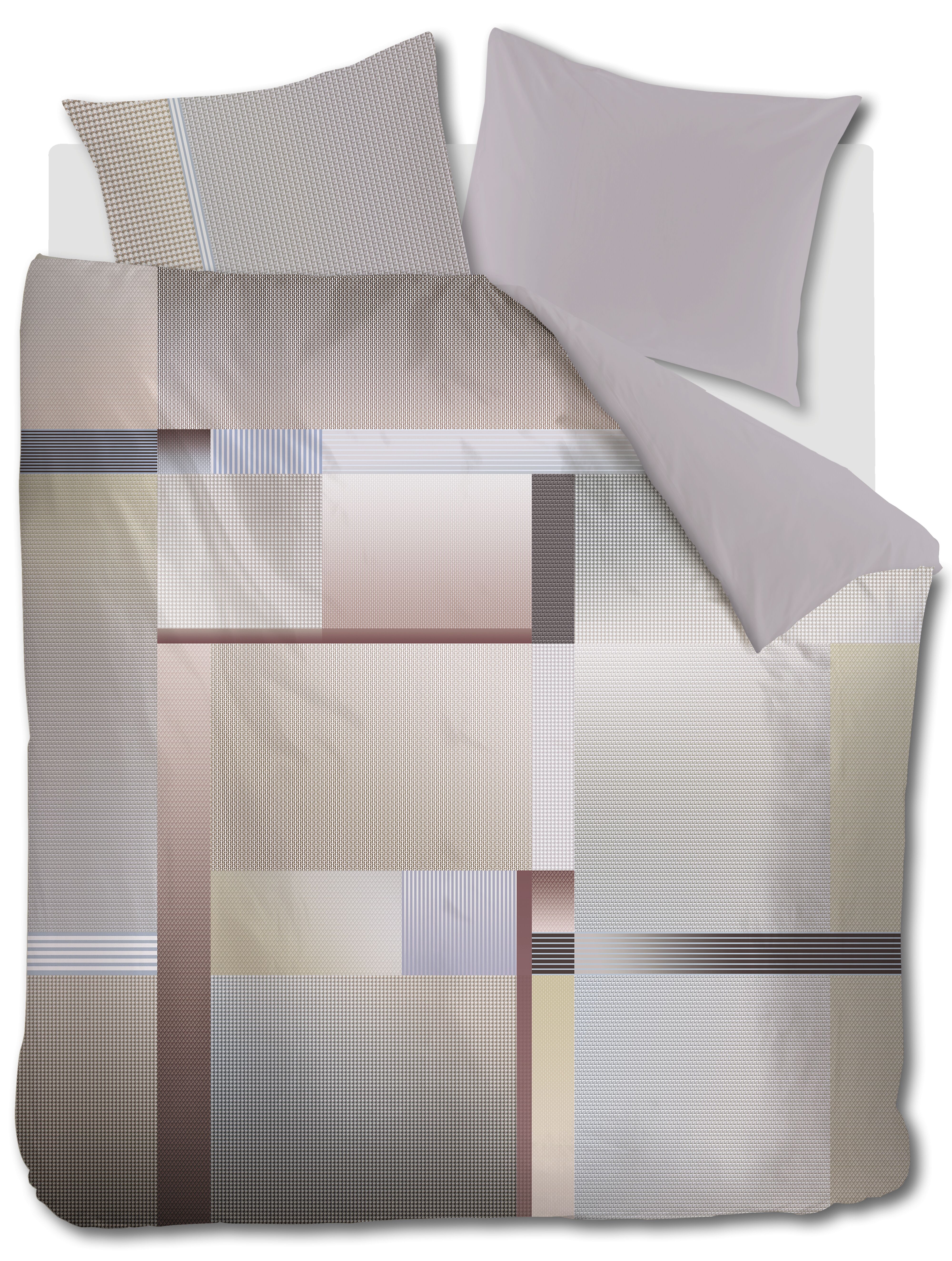 Dekbedovertrek Kardol Ferruccio Naturel 260 x 200/220 cm + 2x 60 x 70 cm