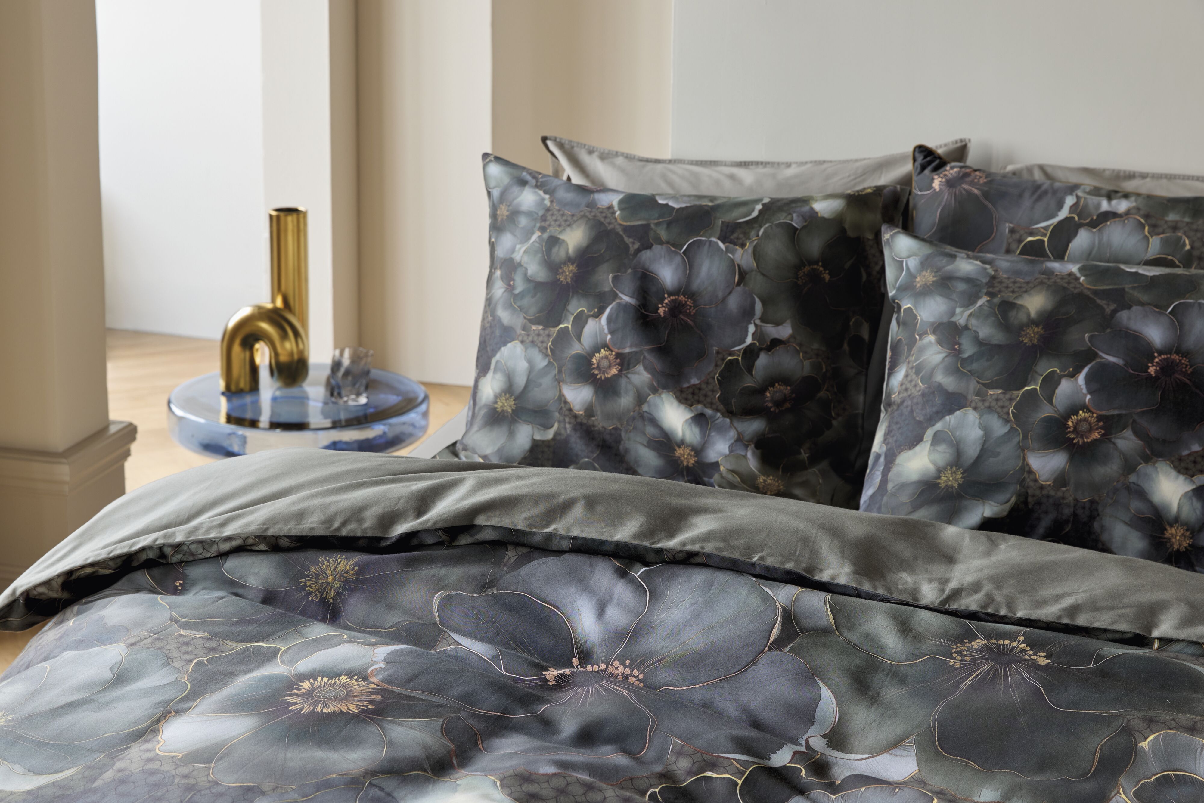 Dekbedovertrek Kardol decorum Grey Green 260 x 200/220 cm + 2x 60 x 70 cm