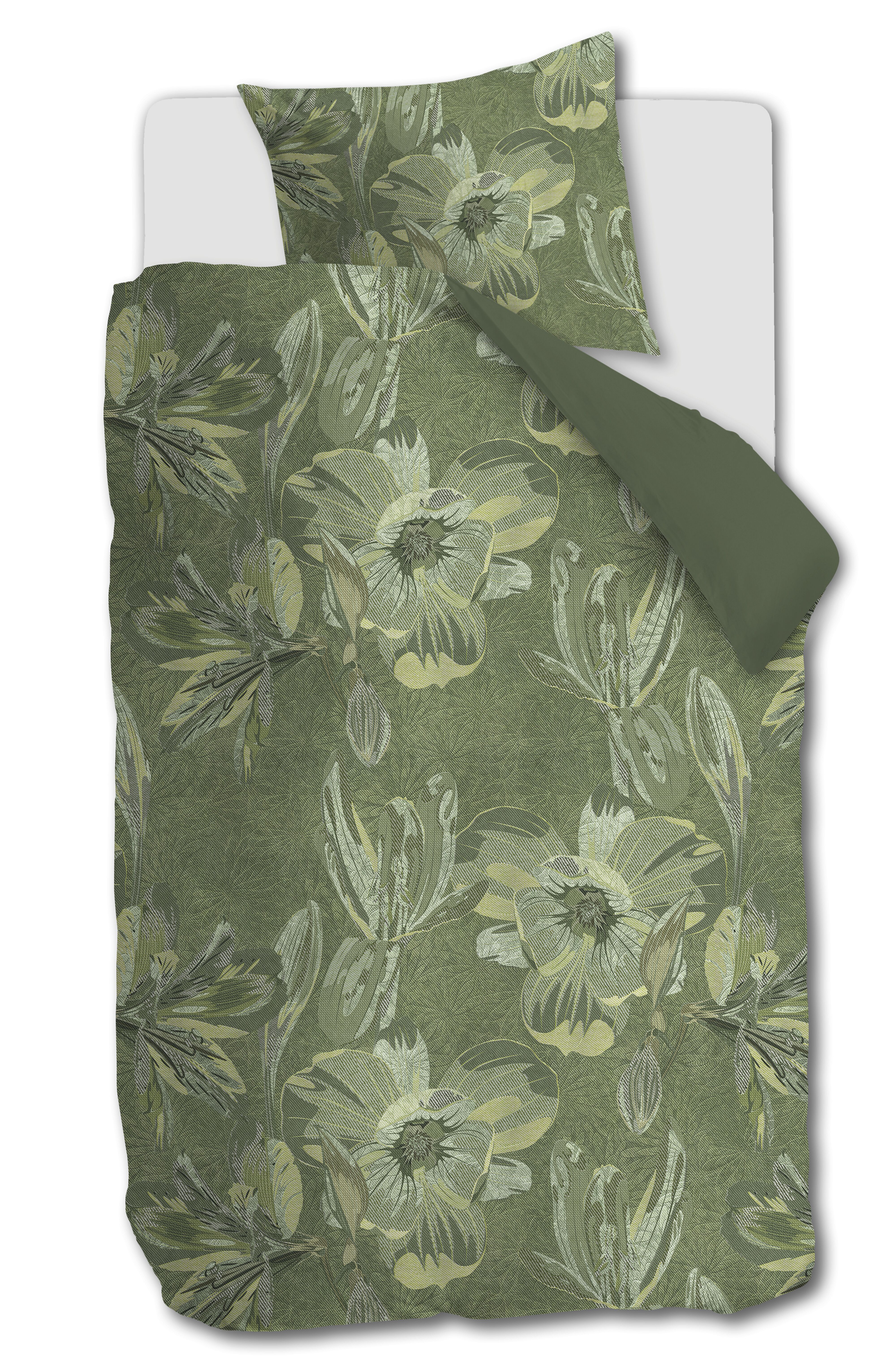 Dekbedovertrek Kardol Symbiose Groen 140 x 200/220 cm + 1x 60 x 70 cm