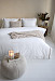 Dekbedovertrek Rivièra Maison Whisper Wit 260 x 200/220 cm + 2x 60 x 70 cm