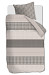 Dekbedovertrek Rivièra Maison Lawrence Bruin 140 x 200/220 cm + 1x 60 x 70 cm