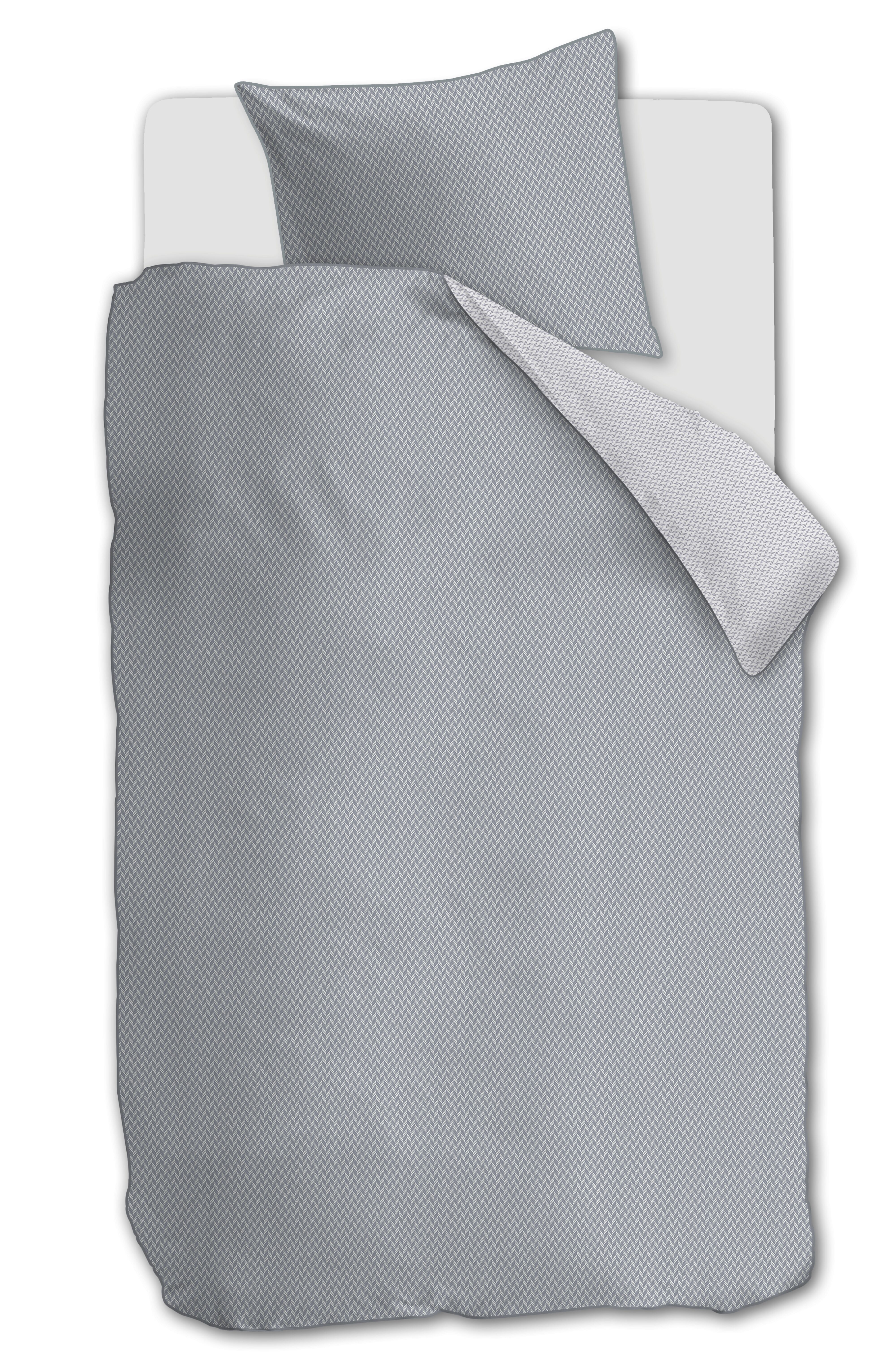 Dekbedovertrek Rivièra Maison Emery Blauwgrijs 140 x 200/220 cm + 1x 60 x 70 cm